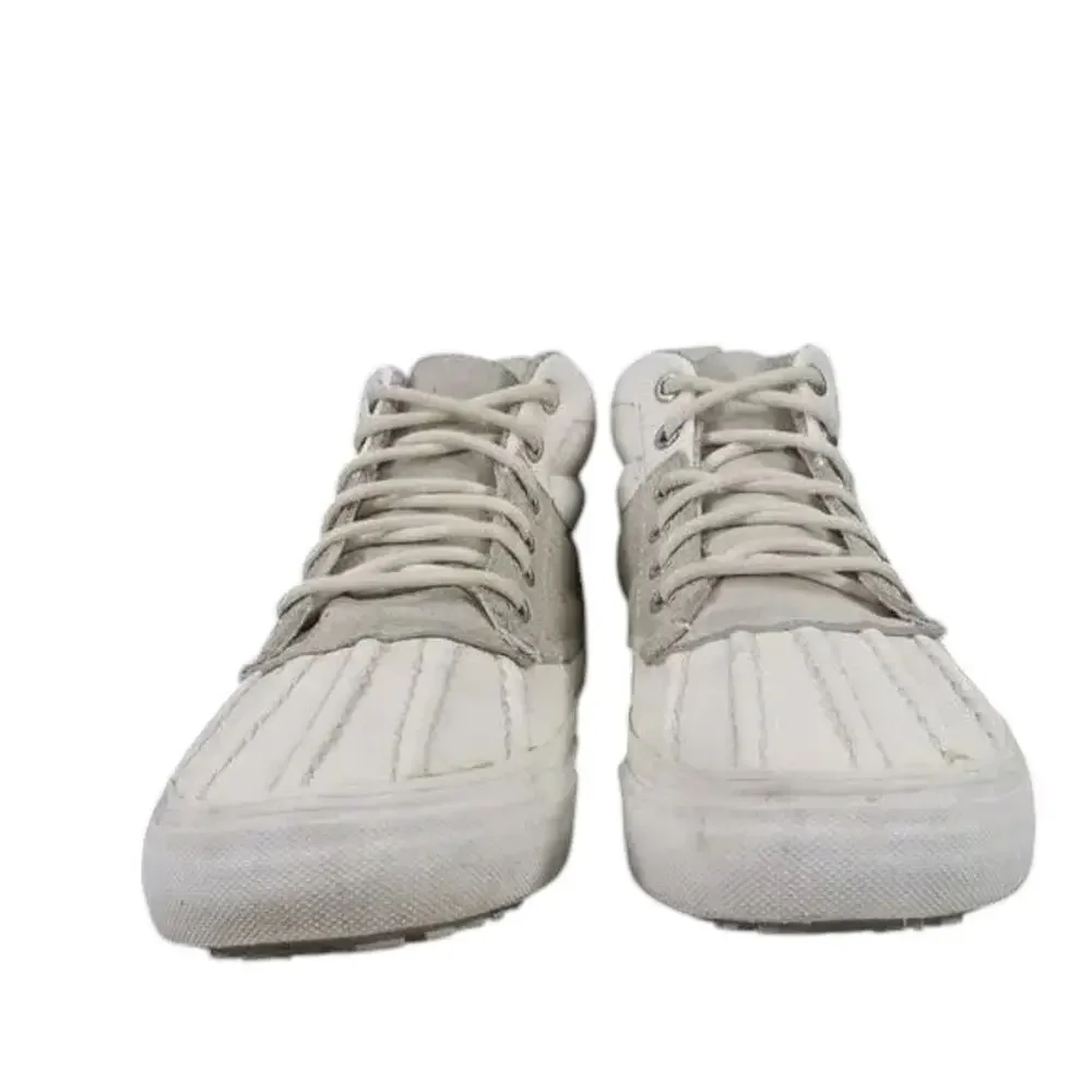 Vans Shoes Womens 7.5 Sneakers Sk8 Hi Del Pato Scotchgard Winter Lifestyle White